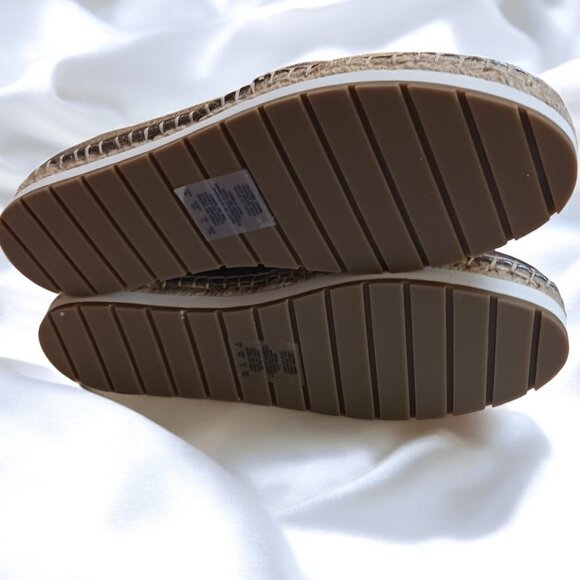 Kenneth Cole Cara Anthracite Flat Espadrille Shoes - New in Box, Size 8M - Picture 9 of 16